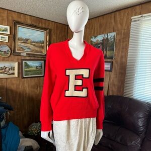 Vintage Made in Canada Letter Sweater